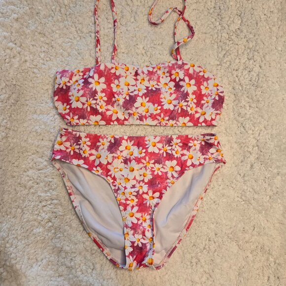 SAND CASTLE WOMENS FLORAL BIKINI-LIKE NEW-SIZE M - Picture 2 of 8